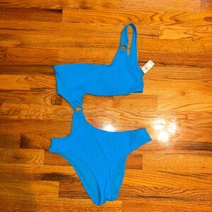 Aerie Blue Women Swim One Piece